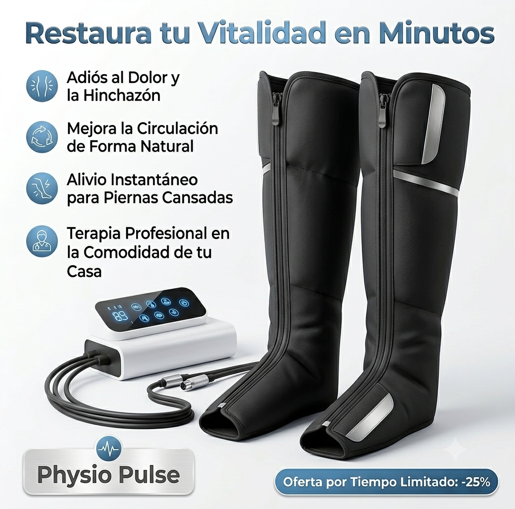 PhysioPulse™ AirPulse Boots | Recuperación Muscular Avanzada